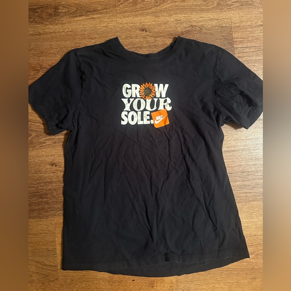 Nike Black Grow Your Sole Graphic T